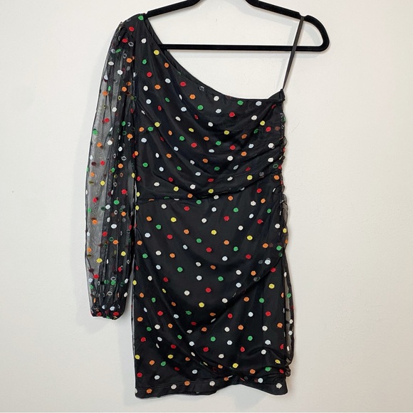 Camila Coelho Edite Embroidered Polka Dot Mini Dress - Picture 3 of 10